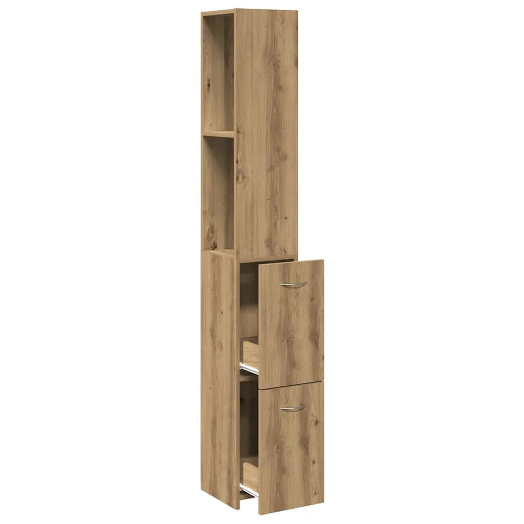 Mobile da bagno Artisan Oak, 25x25x170 cm, Legno