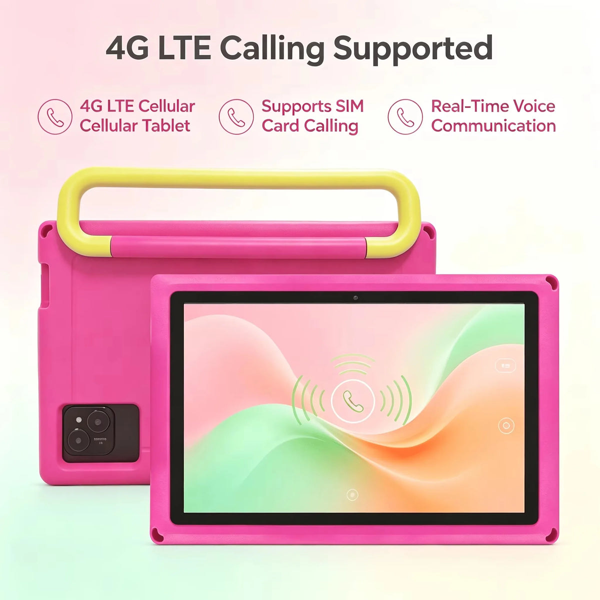 KOOMDIGI Tablet PC Android 13 da 10,1 pollici, 20 GB di RAM (4 GB + 16 GB espandibili), 64 GB di ROM, processore Deca Core, chiamate 4G LTE, display HD 1280×800, WiFi 2,4G/5G, doppia fotocamera 5MP+13MP, batteria da 5000 mAh