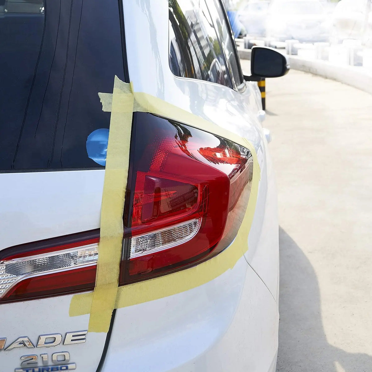 SPTA, nastro adesivo per mascheratura automobilistica, 1 pezzo, 18 mm/36 mm, per verniciatura auto, resistente al calore, ideale per cabine di verniciatura.