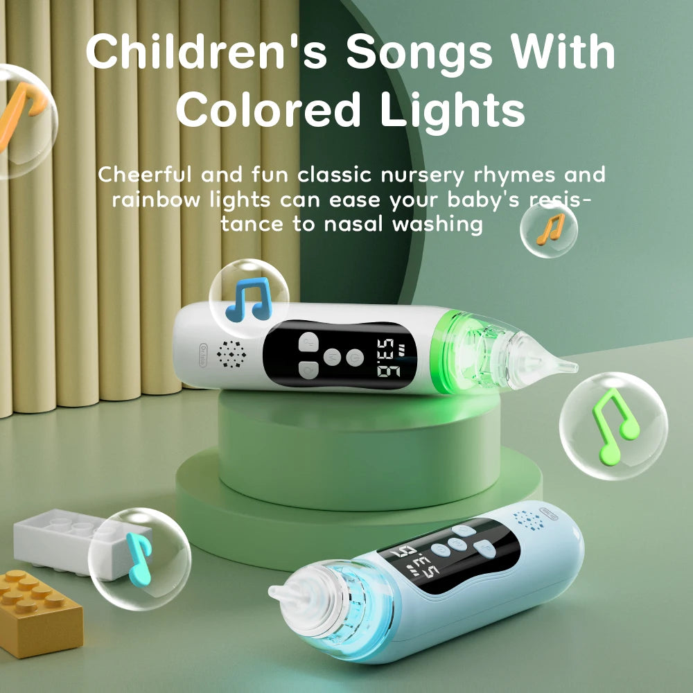 MAMIJOY Elettrico Assorbitore Nasale Silenzioso Bambino Ostacolo Rinite Cleaner Aspiratore Nasale Muco Nasale Strumento di Pulizia Per Il Neonato