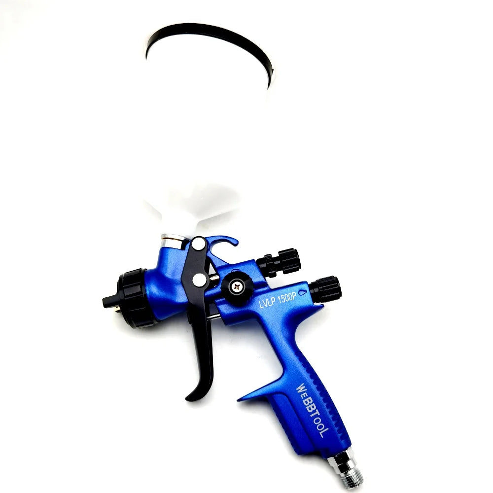LVLP 1500P Pro Pistola a spruzzo per vernice di alta qualità Strumento di spruzzo per auto Pistola a spruzzo ad aria Ugello da 1,3/1,7 mm Pistola a spruzzo professionale