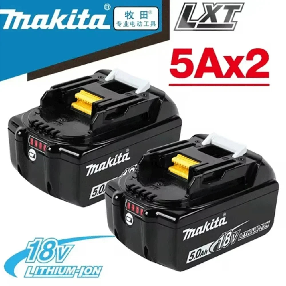 Batteria originale Makita 18V 5Ah, per batteria Makita 18V DHR183 BL1830B BL1850B BL1850 BL1840 BL1860 BL1815 Batteria al litio sostitutiva