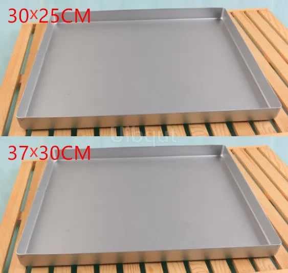 Stampo rettangolare per pane e torte, teglia da forno antiaderente, teglia rettangolare per pasticceria, teglia da cucina con fori per biscotti, utensili da forno, strumenti per panetteria.