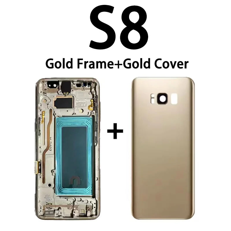 Display LCD touchscreen con telaio per Samsung S8 G950 G950F SM-G950FD e Samsung S9 G960 SM-G960F, nuovo e testato al 100%.