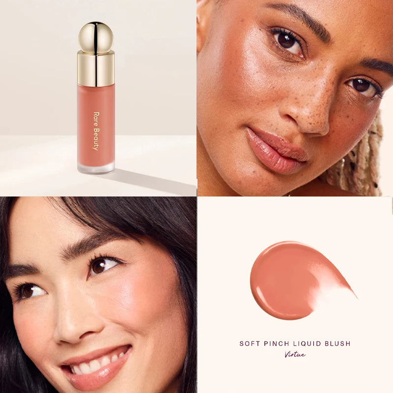 Blush Liquido Leggero e Naturale Hot Fashion Rare Beauty Soft Pinch Matte Bouncy Cushiony Cream-to-Powder