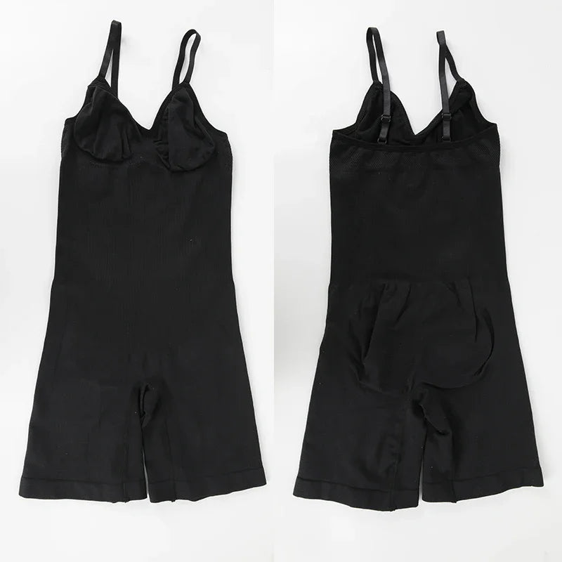 Nuovo Body Shapewear Donna Canotta Controllo della pancia Shaper completo del corpo Pantaloncini anti sfregamento Dimagrante Vita Trainer Butt Lifter