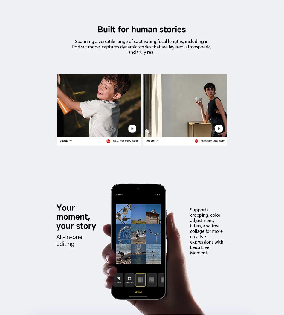 Smartphone Xiaomi 17T Versione Globale MTK Dimensity 8500-Ultra, Fotocamera Leica da 50MP, Display AMOLED da 6,59 pollici a 120Hz con protezione per gli occhi, Batteria da 6500mAh, NFC.