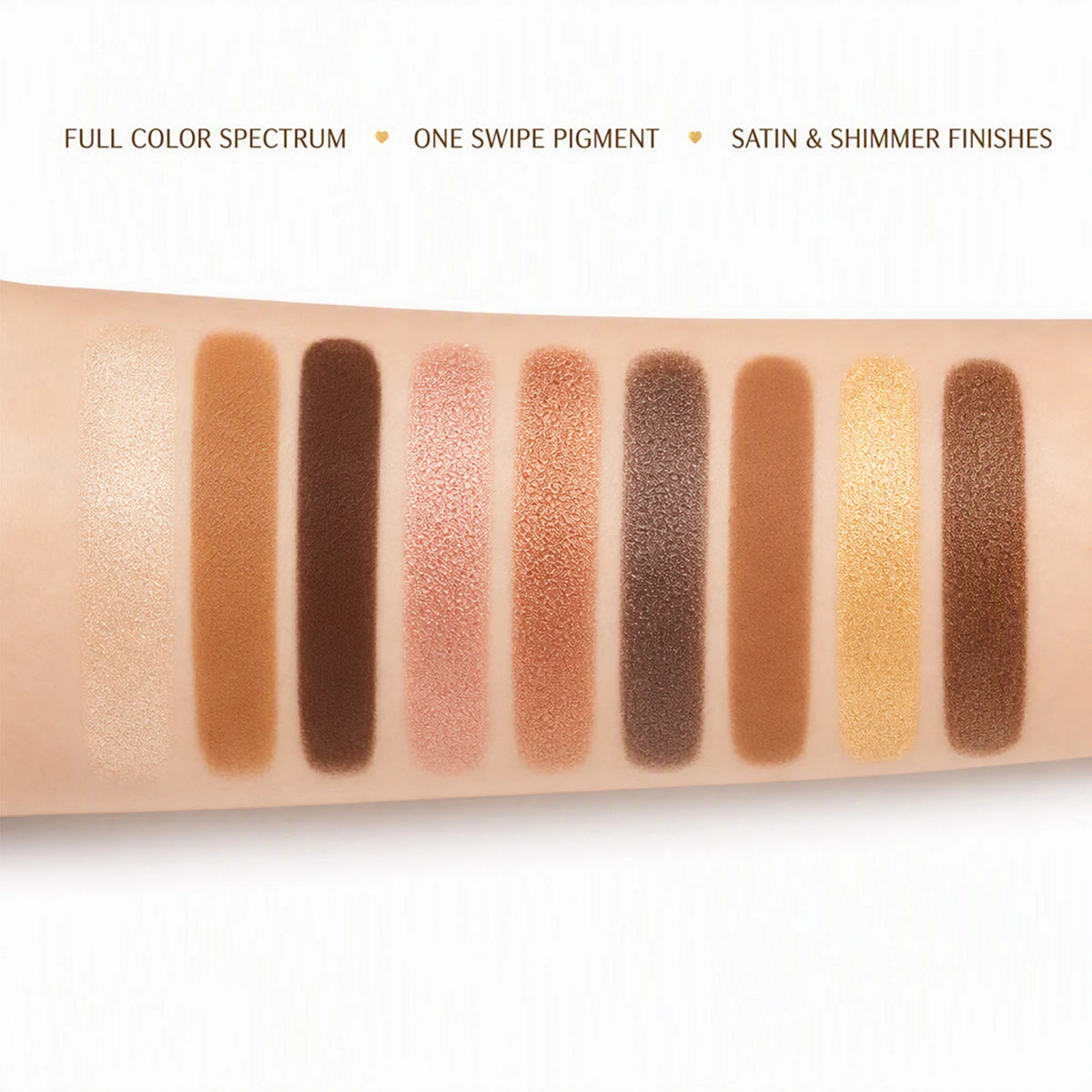 Palette di ombretti a 9 colori, tutto in uno, formato da viaggio, portatile, per il trucco quotidiano, con finiture shimmer e opache, per look da naturali a smoky, ideale come regalo.