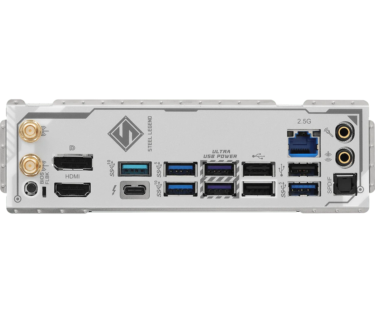 Scheda Madre ASROCK B860 STEEL LEGEND WIFI LGA1851 Supporta Core Ultra 5 225F 5 225 7 265KF 7 265F DDR5 256GB 2.5GbE ATX PCI-E 5.0