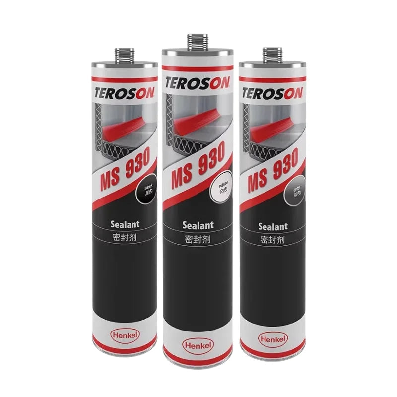 TEROSON MS 930 Sigillante Multiuso Resistente alle Intemperie e ai Raggi UV, Colla Flessibile per Finestrini Auto, Tetti di Camper, Metallo, Ceramica, Senza Isocianato