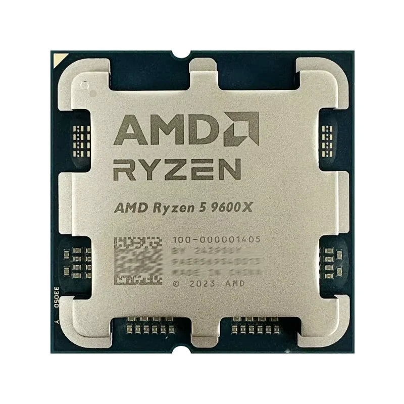 Processore Desktop AMD Ryzen 5 9600X, 6 Core, 5.4GHz, 4nm, 38MB Cache, Socket AM5 (Ventola Non Inclusa)