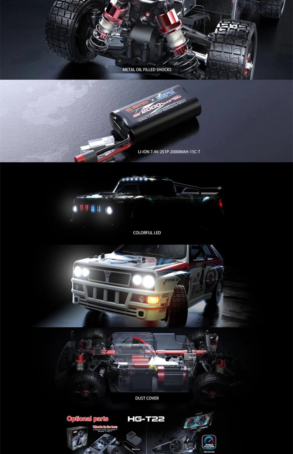 MJX Hyper Go 14301/14302/14303 Auto RC brushless 2.4G 1/14 Telecomando 4WD ad alta velocità Fuoristrada ESC Veicolo Drift Giocattoli per ragazzi