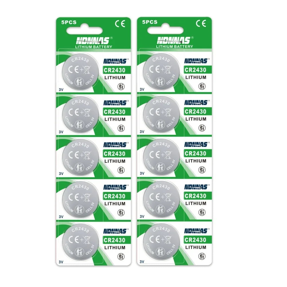 2-50 pezzi NUOVA batteria al litio CR2430 3V CR 2430 DL2430 BR2430 batterie a bottone per portachiavi orologio sveglia telecomando