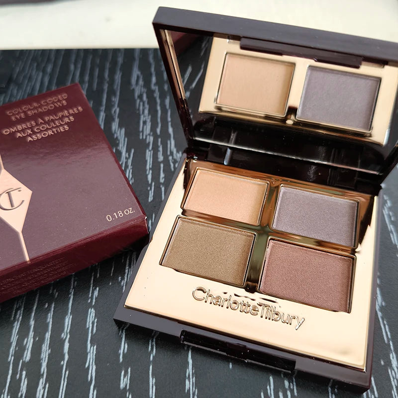 Palette Ombretti Charlotte Tilbury 4 Colori 5.2g Pillow Talk Naturale Facile da Applicare Fondotinta Ombretto Cosmetici