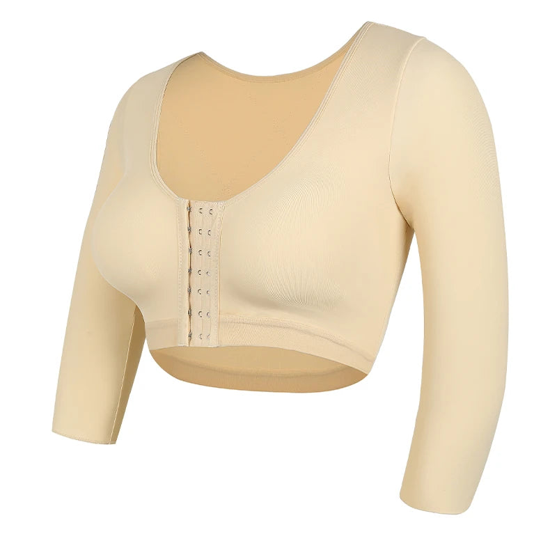Shaper Top per le donne Flabby Braccia Compressione Post Chirurgia Chiusura frontale Reggiseno Canotta corta Shapewear Supporto per la schiena Body Shaper