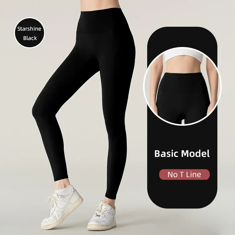 2024 Vendita calda Fitness Allungamenti Leggings femminili a figura intera Pantaloni da corsa Pantaloni da yoga comodi e aderenti Legging da allenamento