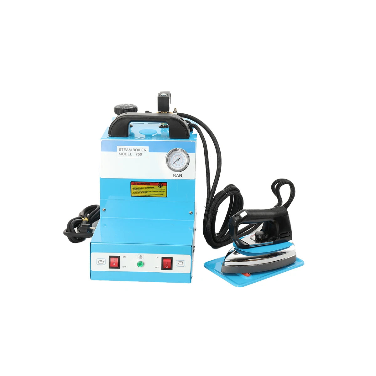 Ferro da Stiro Elettrico 1600W 220V, Macchina da Stiro a Pressione Verticale, Ferro da Stiro a Vapore Industriale ad Alta Potenza