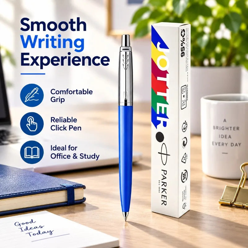 Set regalo di penne a sfera blu di alta qualità, con elegante confezione, per una scrittura fluida e precisa, ideale per l’ufficio, per uso professionale, per la scuola, come regalo di laurea o per compleanni.