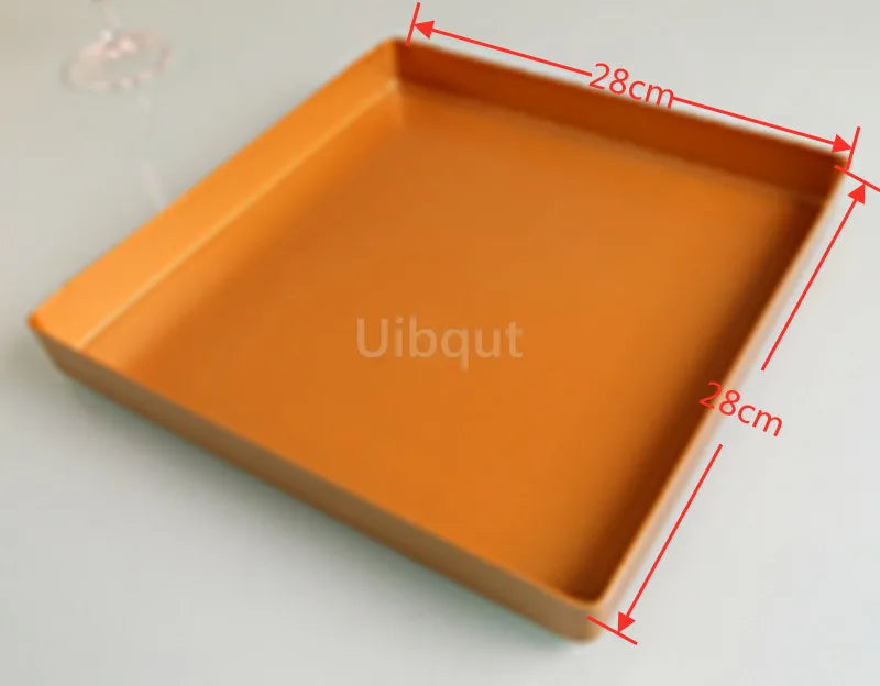 Stampo rettangolare per pane e torte, teglia da forno antiaderente, teglia rettangolare per pasticceria, teglia da cucina con fori per biscotti, utensili da forno, strumenti per panetteria.