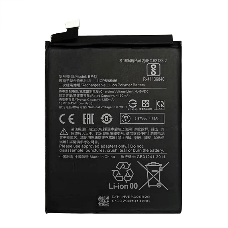 Batteria BM58 originale al 100% per Xiaomi Mi 8 9 10 11 11i 11T Ultra SE Lite Mi A3 CC9 CC9e Poco F3 Redmi K40 Pro Mix 4 batterie 5G