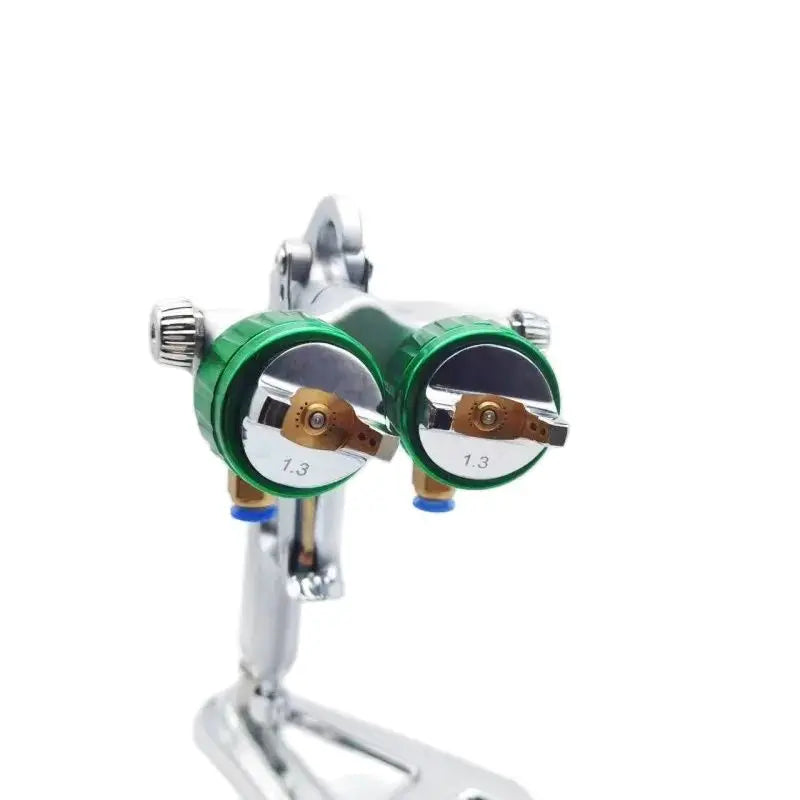 Pistola a spruzzo a doppia testa pistola a spruzzo con placcatura a colori rivestimento a base d'acqua pressurizzato interno pistola di miscelazione esterna Nano adesiva AB