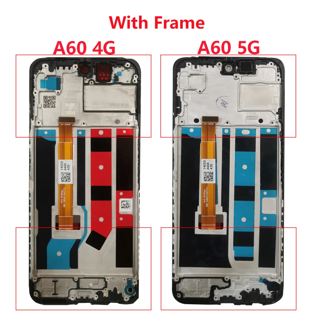 6.67 "Display LCD Per Oppo A60 4G CPH2631 A60 5G CPH2683 CPH2693 LCD Touch Screen Digitizer Pannello di Montaggio di Ricambio