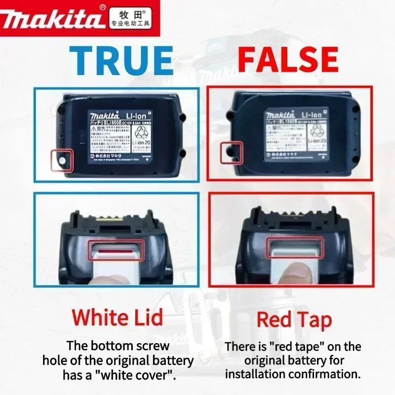Batteria Makita 18V 6Ah, con indicatore di carica, batteria ricaricabile Makita, BL1830 BL1840 BL1850, batteria per elettroutensili, spedizione dalla Polonia