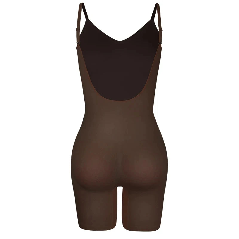 Nuovo Body Modellante a Vita Bassa da Donna in Rete, con Effetto Solleva Glutei, Liscio, Senza Schienale, Modellante Corpo, Contorno Snellente e Corsetto Pancia Piatta