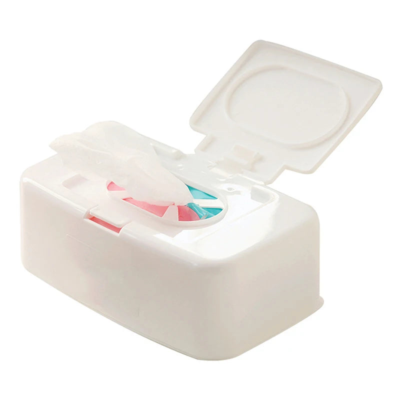 Scatola per fazzoletti bagnati Dispenser per salviette portatili Scatola portaoggetti per tovaglioli Contenitore per auto Home Office