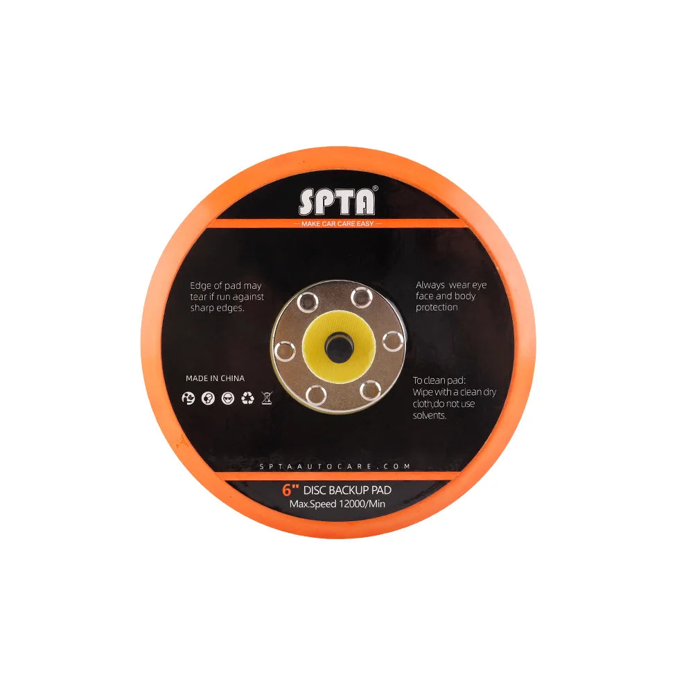 (Vendita singola) SPTA 5 "(125mm) 6"(150mm) Piastra di supporto Supporto Gancio Anello per levigatrice ad aria Lucidatore per auto a doppia azione Lucidatura