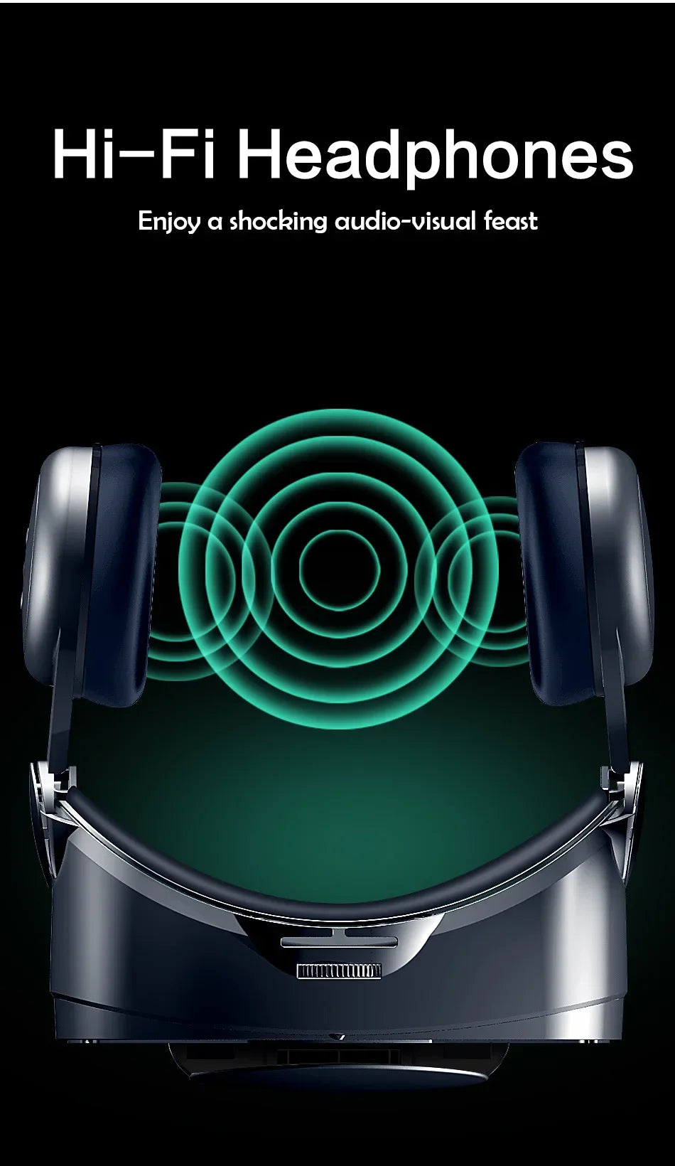 VRG Pro Realtà Virtuale Occhiali VR Dispositivi per cuffie Viar 3D Occhiali per casco Lenti Smart per Smartphone Cellulare Set di giochi per dispositivi mobili