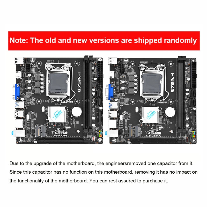 Kit Scheda Madre Mini ITX B75 con Processore Core I5 3470, 16GB di Memoria DDR3, Supporto CPU I3 I5 I7, Socket LGA1155