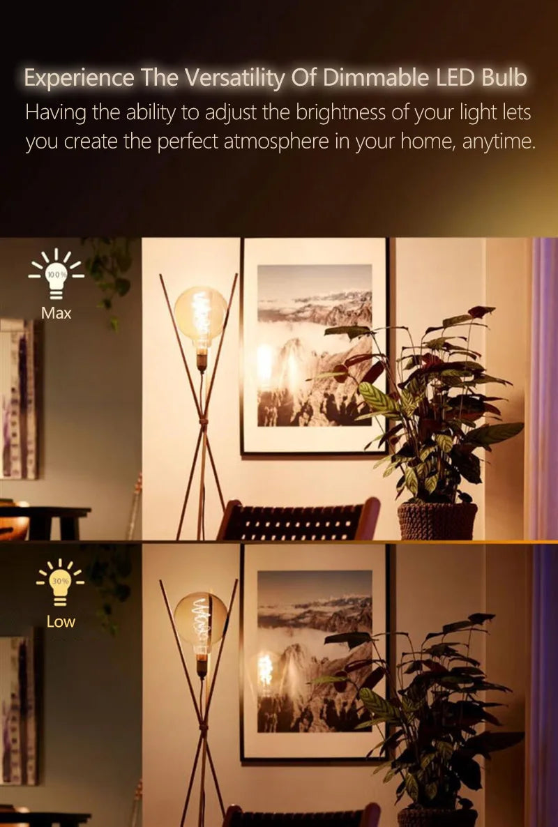 Philips LED ST64 E27 Luce decorativa 5,5 W = 25 W) Lampadine a filamento classiche Dimmerabili 220-240 V Lampade 2000 K Morbido caldo ambra Oro LED