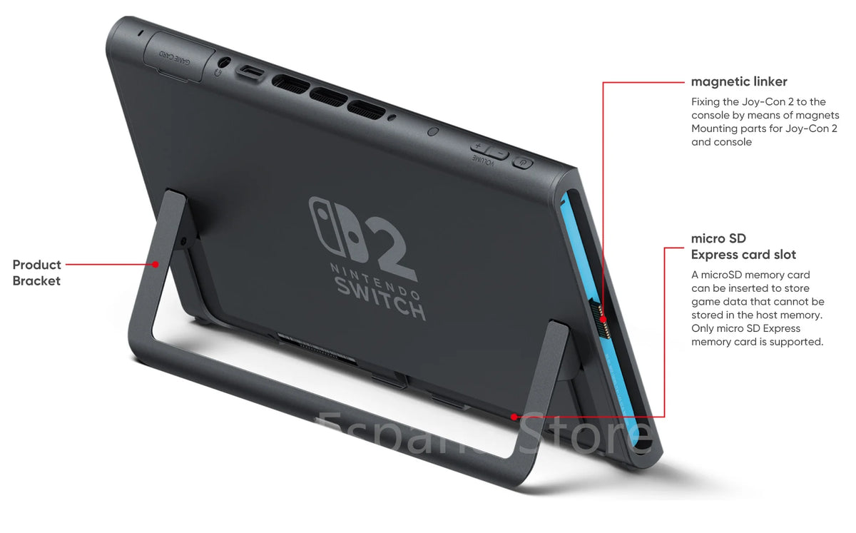 Nintendo Switch 2 Console Portatile per Videogiochi 7,9 Pollici 120 Hz con Joy-Con 2 HDR, Modalità TV Magnetica, Console Portatile