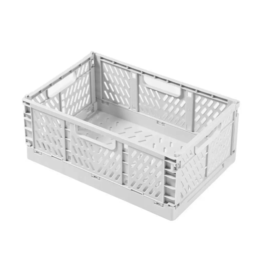 Cassa portaoggetti pieghevole pieghevole Cestini portaoggetti impilabili INS S/M/L Cancelleria in plastica Porta cosmetici Forniture per l'aula
