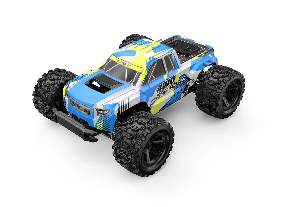 Local+ HYPER GO MJX 12212 1:12 18208 1:18 Monster Truck RC Elettrico a Quattro Ruote Motrici 3S ad Alta Velocità con Motore Brushless, Auto RC Fuoristrada 4x4 con Spedizione Locale in 24h dall'UE