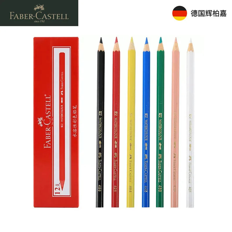12 pezzi/scatola Faber Castell Matita colorata oleosa Disegno Schizzo Matita Materiale scolastico per materiale artistico per studenti