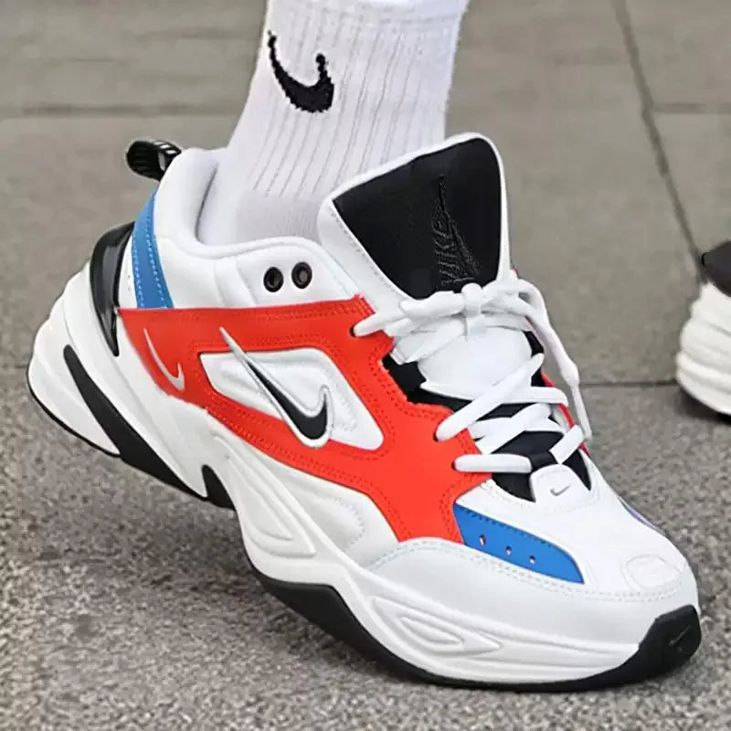 Scarpe Sportive Uomo Nike Originali Autentiche Retrò con Suola Spessa e Rialzata M2K Casual Dad Shoes AV4789-100