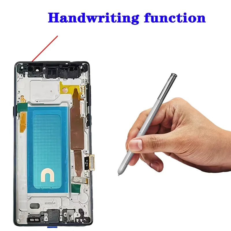 Nuovo LCD per Samsung Note9, Display Touch Screen Digitizer Assembly per Samsung Note 9 N960F N960U N9600 con Cornice LCD