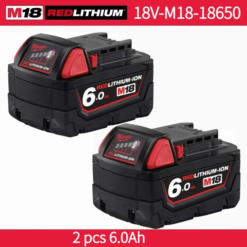 Nuova Batteria Milwaukee M18 8.0Ah ad Alta Potenza 18V Ricaricabile agli Ioni di Litio per Utensili Elettrici Cordless Milwaukee M18 Batteria 8Ah