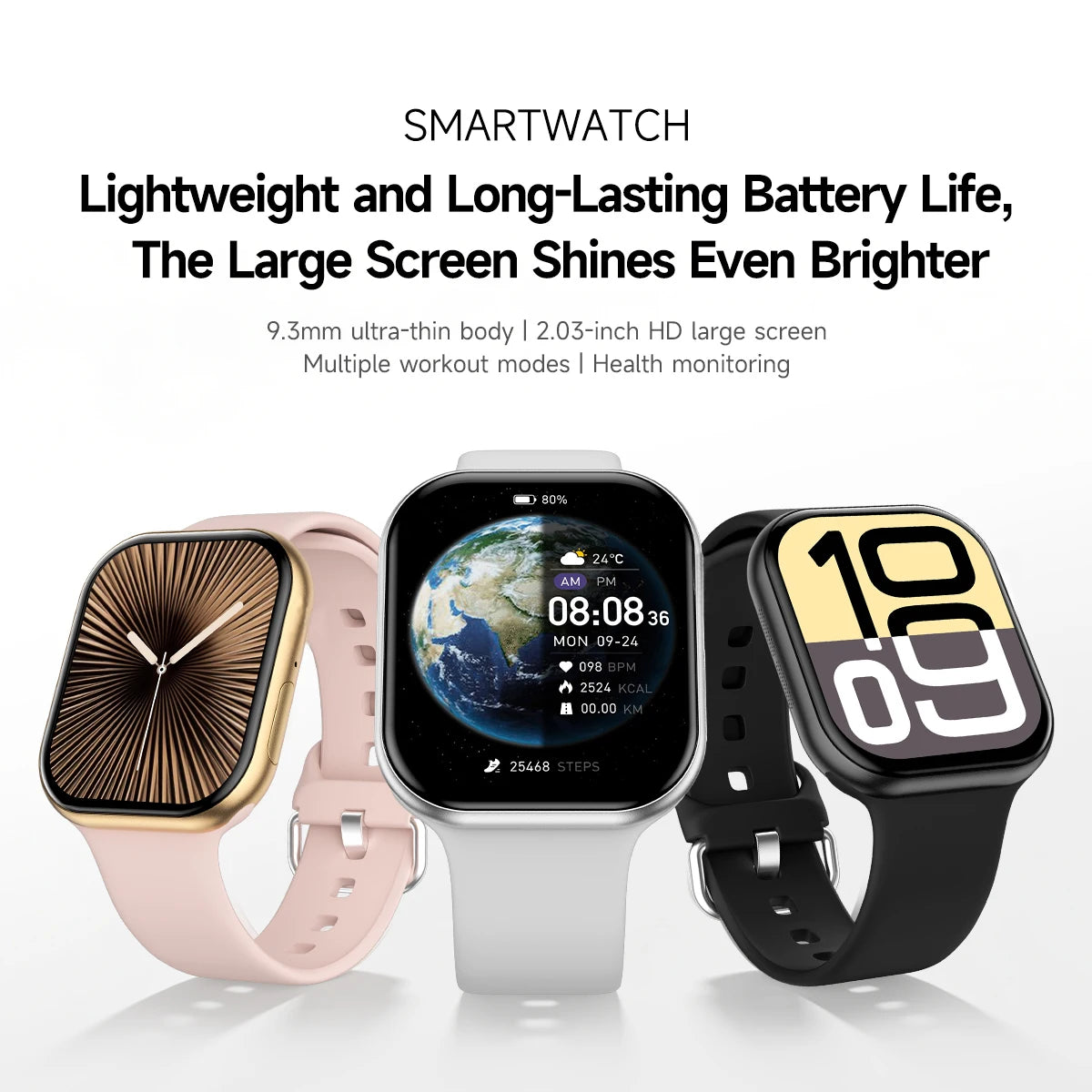 Nuovo Smartwatch iOS Serie 11, Display AMOLED Ultra HD, Cardiofrequenzimetro, GPS, Impermeabile IP68, Fitness, Chiamate Wireless, Braccialetto Originale