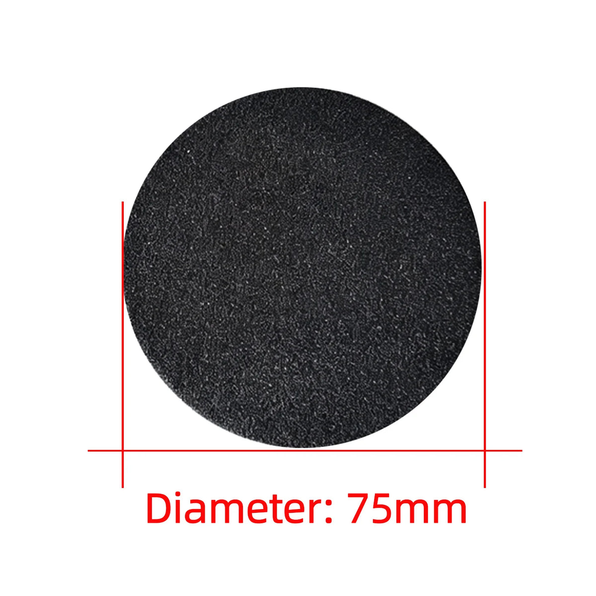 Disco Abrasivo in Schiuma Tedesca da 75mm 3 Pollici, Tampone Rotondo per Levigatura e Lucidatura Fine, per Auto, Vetro e Metallo