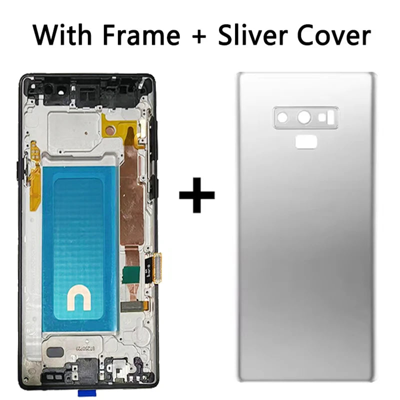 Nuovo LCD per Samsung Note9, Display Touch Screen Digitizer Assembly per Samsung Note 9 N960F N960U N9600 con Cornice LCD