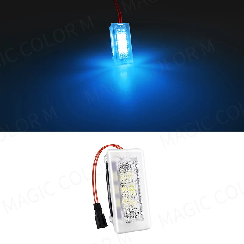 Luci per pozzetti a LED per auto per Tesla Model 3 YSX Illuminazione a LED per interni ultraluminosi Lampada decorativa per pozzanghera per porta da pavimento