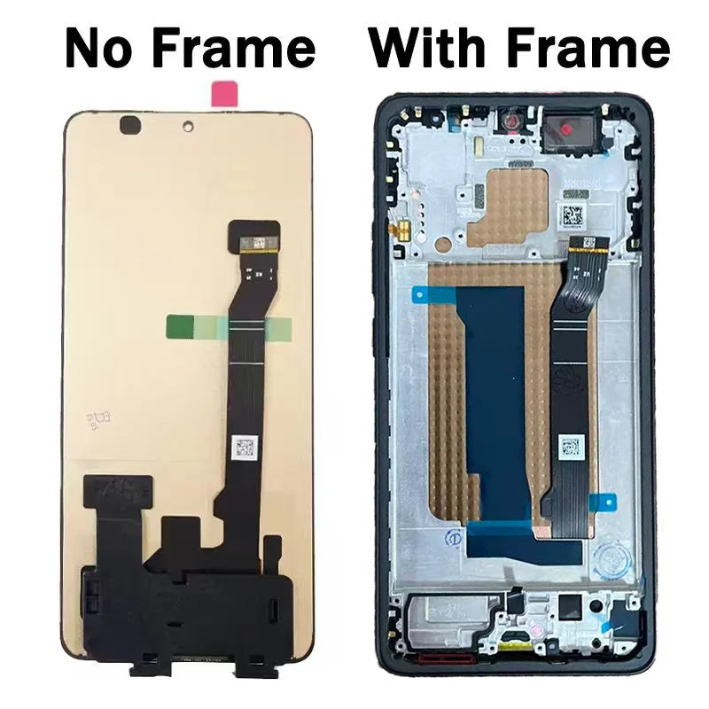 6.67 "AMOLED Per Xiaomi Poco X7 Pro Display Lcd Touch Screen Digitizer Assembly di Ricambio Per PocoX7 Pro 2412DPC0AG Display