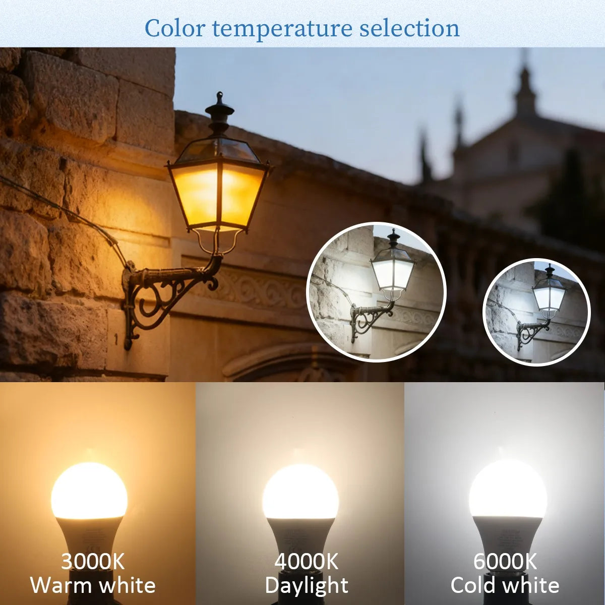 Confezione da 2 Lampadine LED Intelligenti con Sensore E27 B22, Luce Bianca dal Tramonto all'Alba, AC100-240V 1000LM 10W per Portico, Corridoio, Esterni, Garage