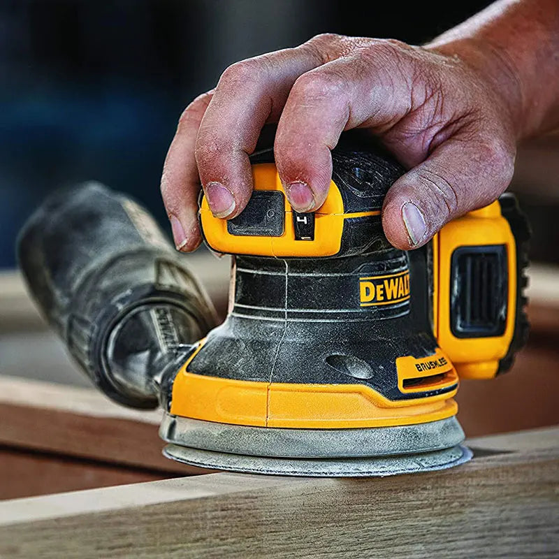 DEWALT DCW210 20V Levigatrice orbitale senza spazzole Cordless a velocità variabile Palmare Vibrazione Lucidatura Utensili elettrici per la lavorazione del legno
