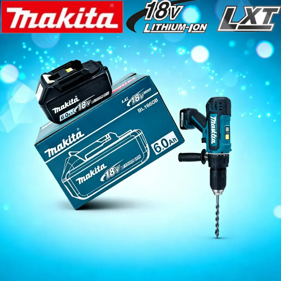 Batteria Makita 18V 6Ah/5Ah/3Ah per Makita BL1840 BL1830B BL1850B BL1850 BL1860 BL1815, Batteria al Litio di Ricambio