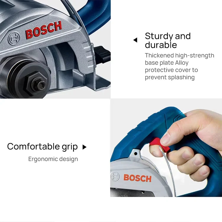 Smerigliatrice Angolare Industriale BOSCH GDC145 1450W, Disco da 115mm Profondità 35mm, Bassa Vibrazione Alta Precisione, Utensile Multiuso per Scanalatura e Sagomatura su Pietra/Piastrelle/Calcestruzzo