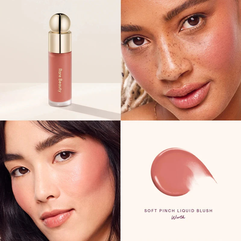 Blush Liquido Leggero e Naturale Hot Fashion Rare Beauty Soft Pinch Matte Bouncy Cushiony Cream-to-Powder